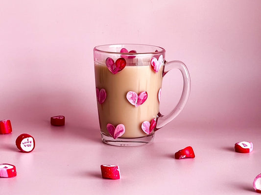 Hand-painted Coffee Mug | Hearts