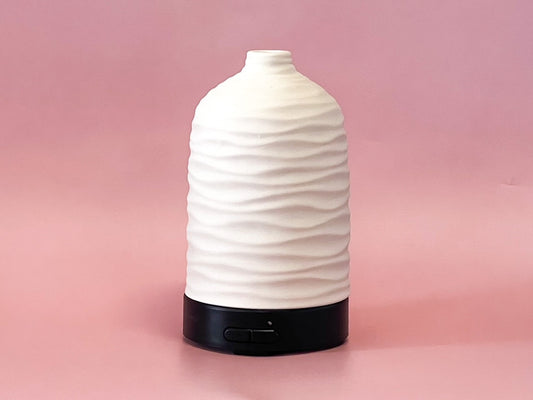 Ultrasonic Aroma Diffuser - Ceramic White